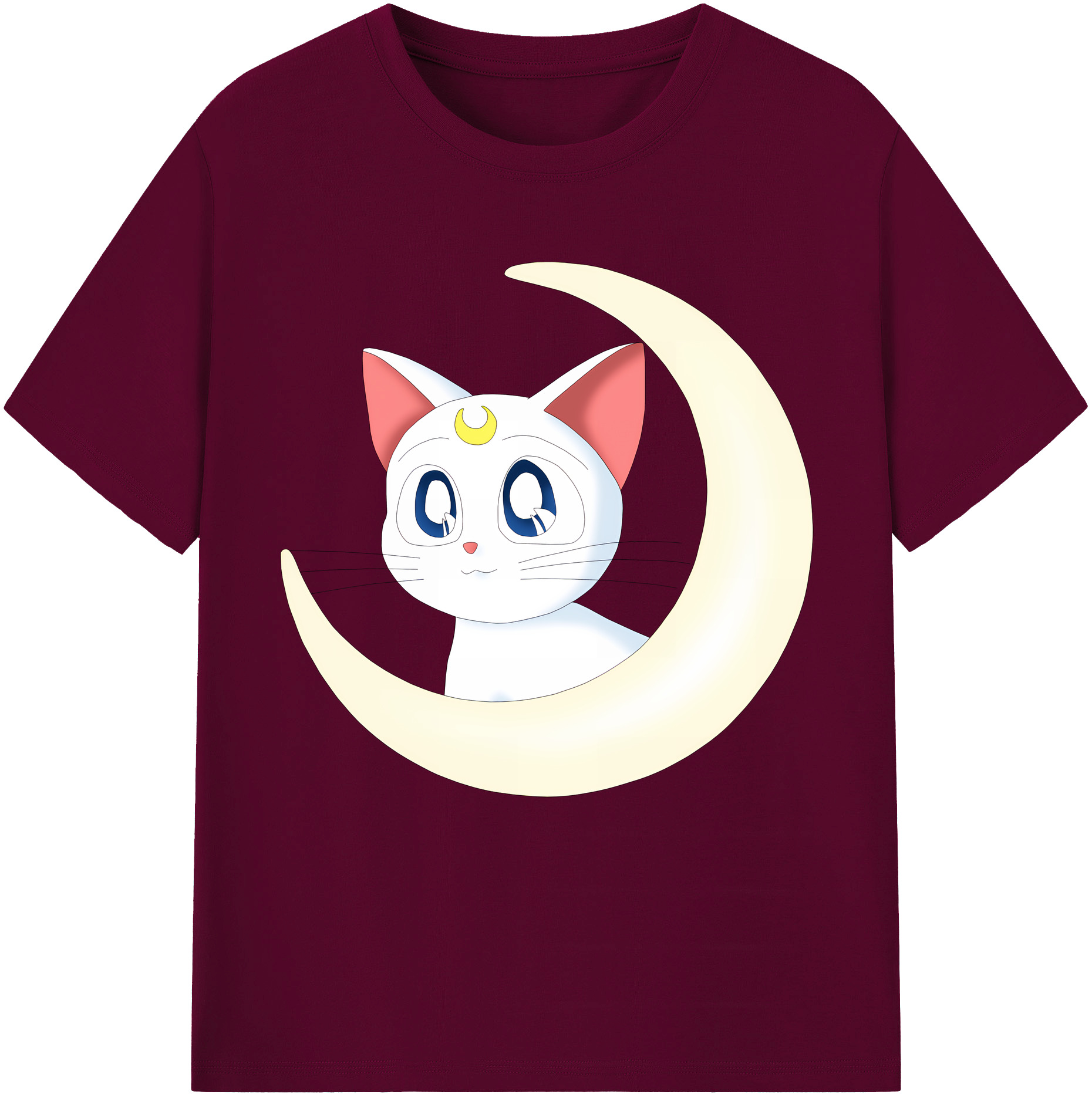 （画像用） 美少女戦士セーラームーン Sailor Moon レディースカジュアルプリントTシャツ（綿100％）